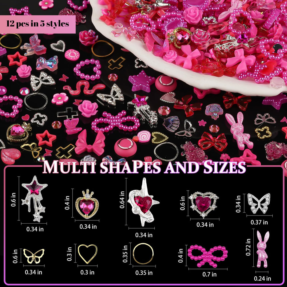 editTime decorated phone case showing charms adding stylish personalization