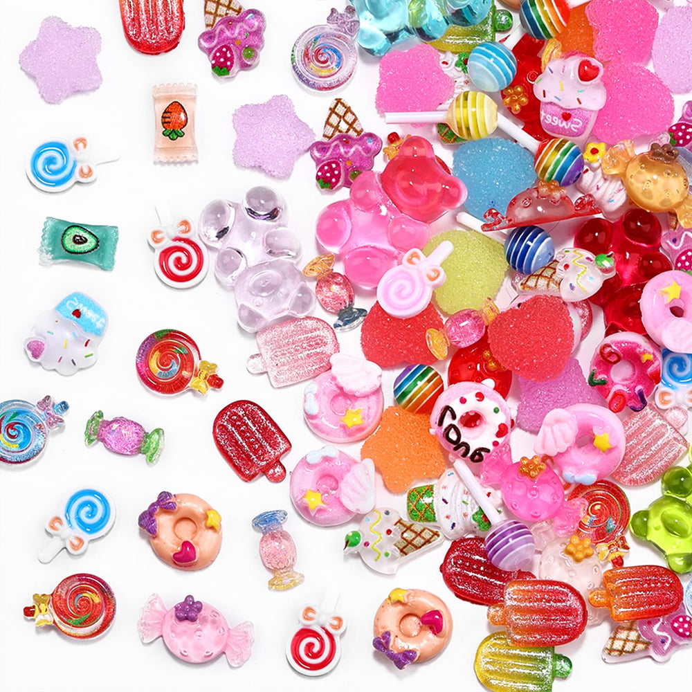 editTime resin bear charm detail adding eye-catching accent to designs