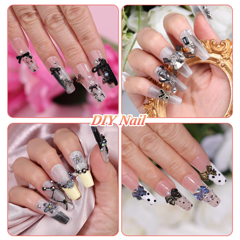 editTime charm next to a coin indicating small scale and precise size for delicate nail art
