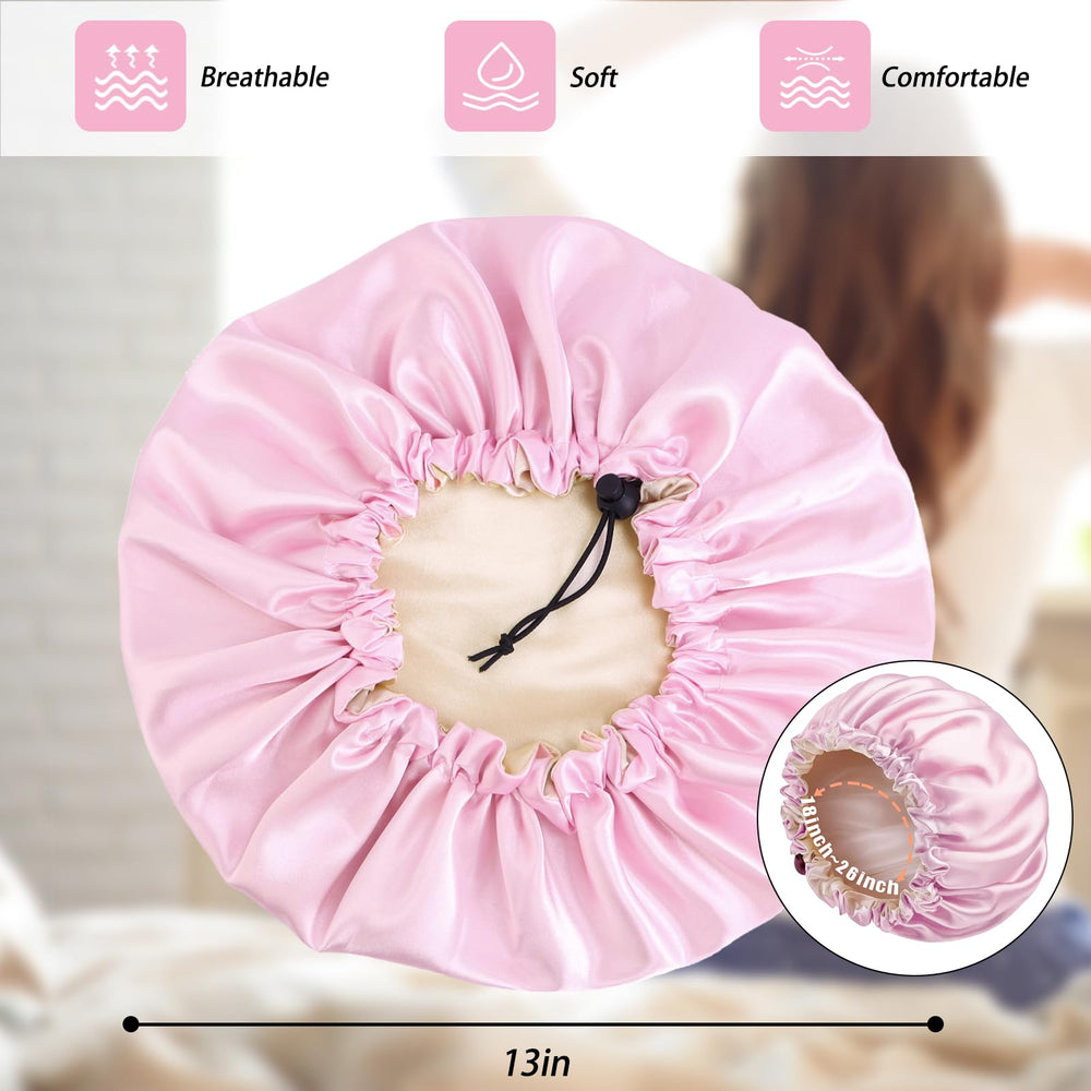 Edoneery bonnet next to ruler showing large capacity for braids