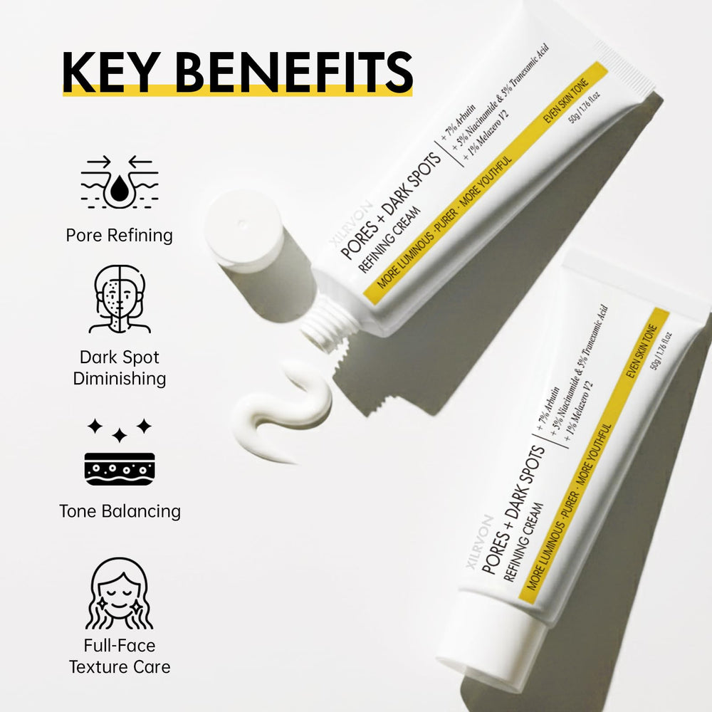 EELHOE label with ingredient highlights showing arbutin and niacinamide benefits