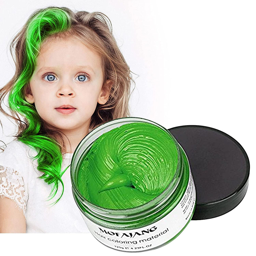 EFLY green wax tub front view showing packaging and color benefit