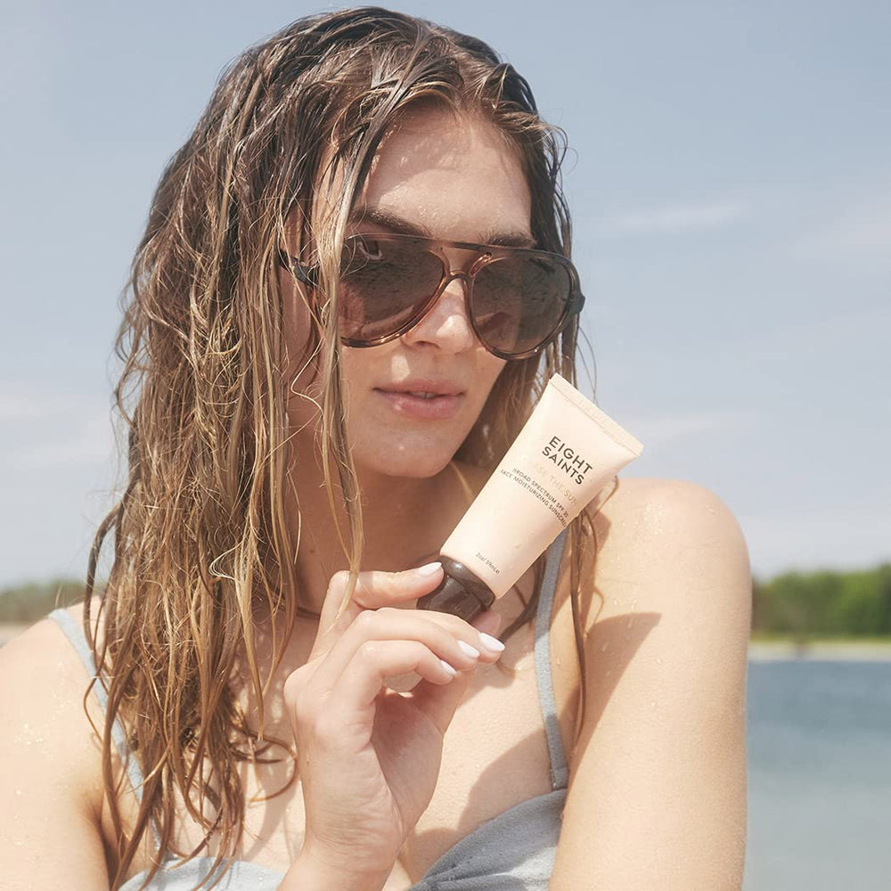 Eight Saints applied on skin demonstrating smooth, non-greasy coverage
