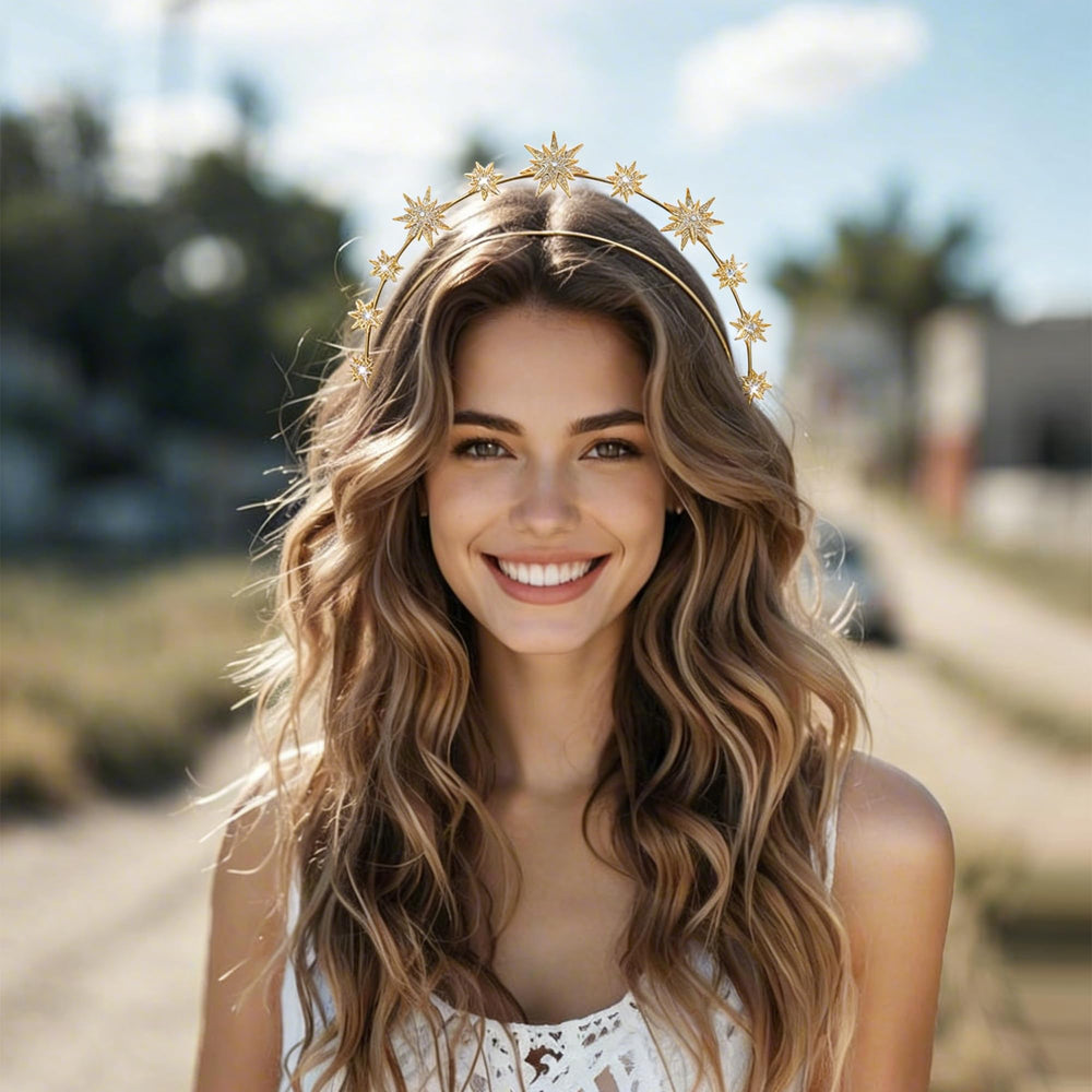 Eiodoni gold halo metal band texture showing bendable iron frame for custom fit