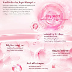 EJVIONPI essence poured into hand illustrating rich serum for deep hydration benefit
