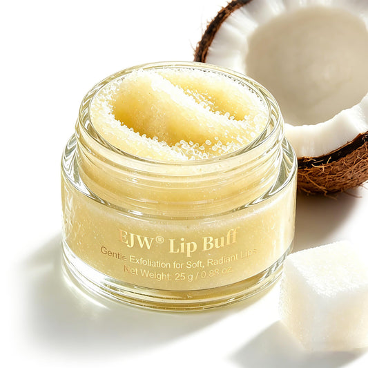 EJW front jar view showing clean packaging and travel-ready design benefit