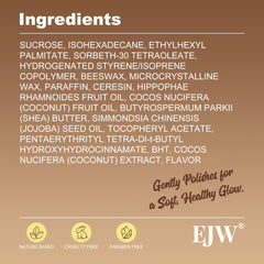 EJW label close-up highlighting cruelty-free vegan formula benefit