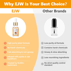 EJW elbow before and after showing improved skin texture and reduced dryness