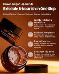 Small wooden bowl with EJW ingredients: brown sugar, coffee, and oils showing natural origins