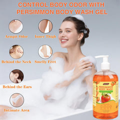 EKIVAO in-shower scene illustrating odor-control use during bathing