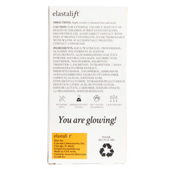 Elastalift serum on bathroom counter in lifestyle scene promoting daily use