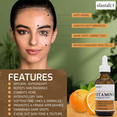 Elastalift serum texture close-up illustrating lightweight, fast-absorbing hydration
