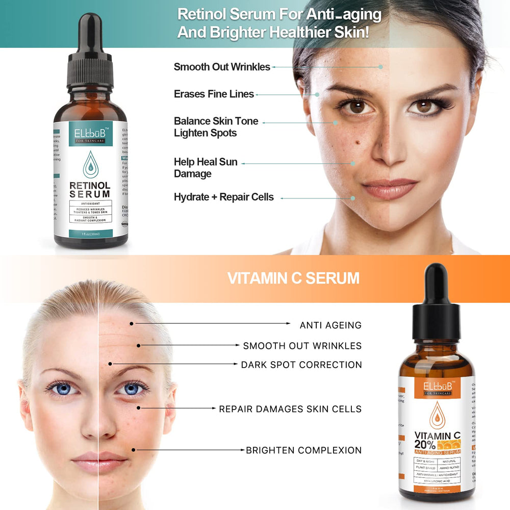 ELBBUB serum dropper dispensing a clear drop highlighting precise application and control