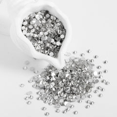 Eleegem crystals applied on nails showing salon-quality shine