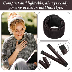 Elegaperma in-use image demonstrating quick three-step bun creation benefit