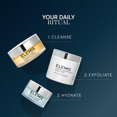 ELEMIS pad on bathroom vanity in lifestyle scene showing daily routine ease
