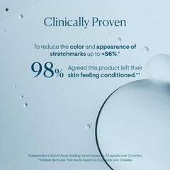 ELEMIS oil being massaged into abdomen supporting skin suppleness