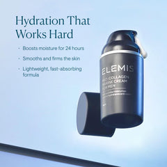 ELEMIS lightweight cream texture close-up for quick absorption benefit