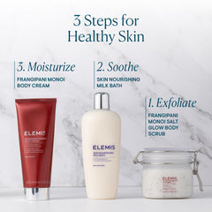 ELEMIS ingredients label highlighting milk protein and oat extract benefits