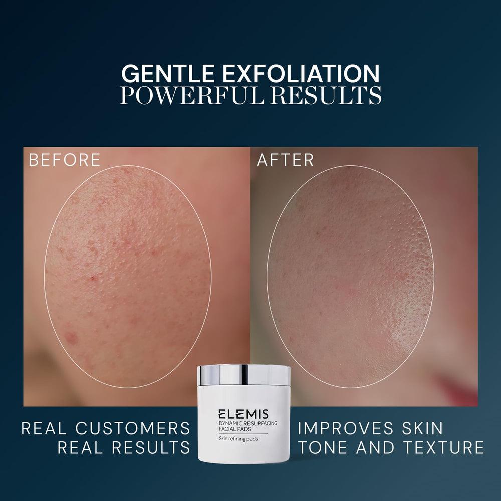 ELEMIS pad solution droplet showing texture and active exfoliating formula
