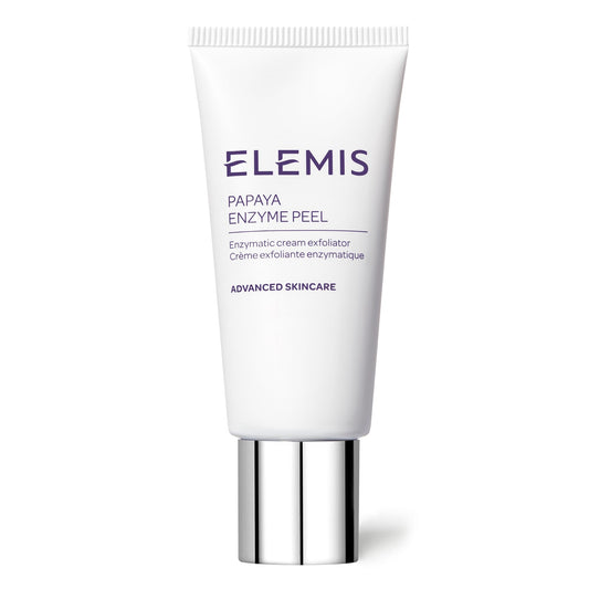ELEMIS front tube showing product name and size, clear packaging benefit