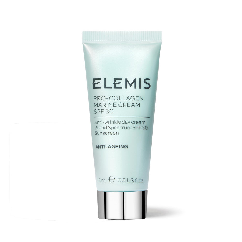 ELEMIS jar front view showing sleek packaging and daily anti-aging benefit