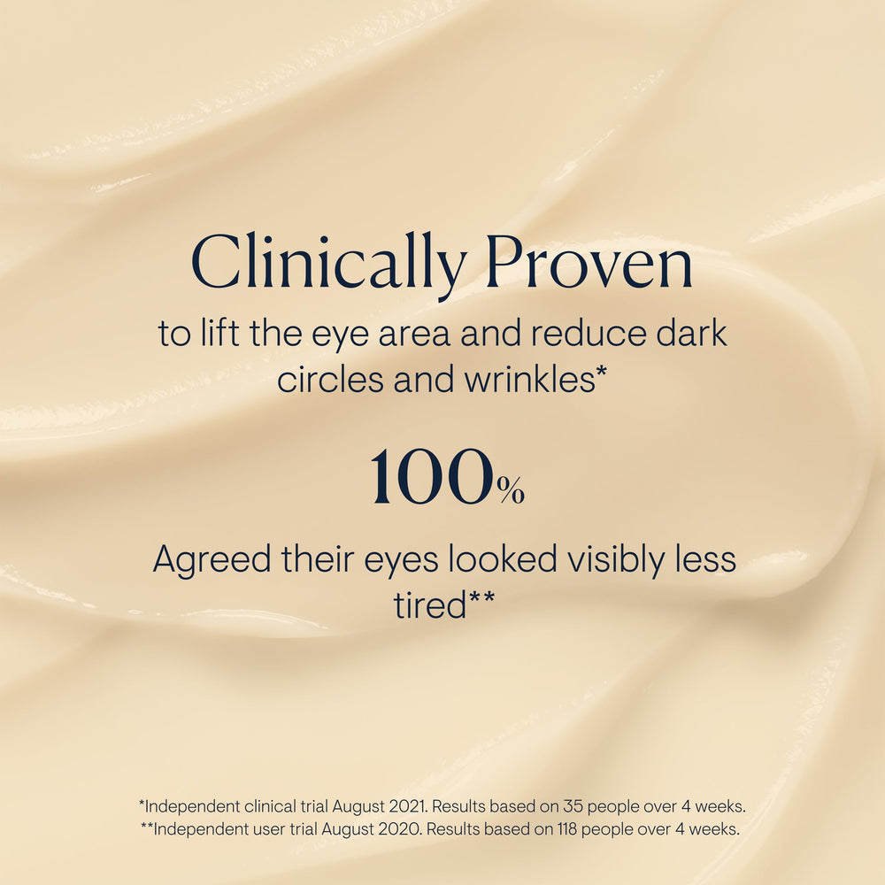 ELEMIS cream on fingertip demonstrating silky texture and easy application