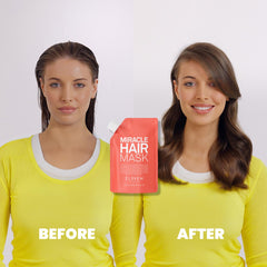 ELEVEN AUSTRALIA applying mask to towel-squeezed hair for better absorption