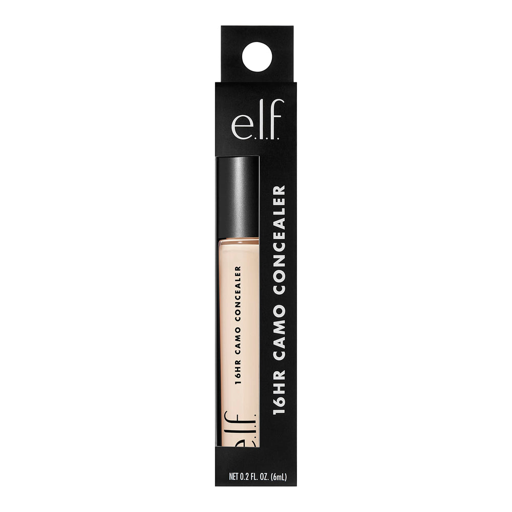 e.l.f. swatch of concealer texture illustrating full coverage and matte skin-like finish