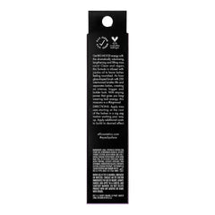 e.l.f. Big Mood Mascara size comparison next to coin benefit: compact 0.30 fl oz travel-friendly