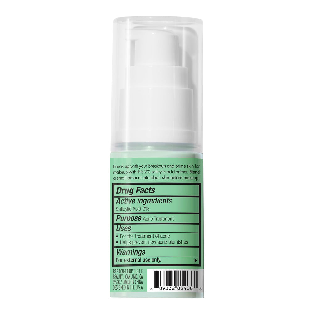 e.l.f. primer staged on vanity with brushes showing everyday routine benefit