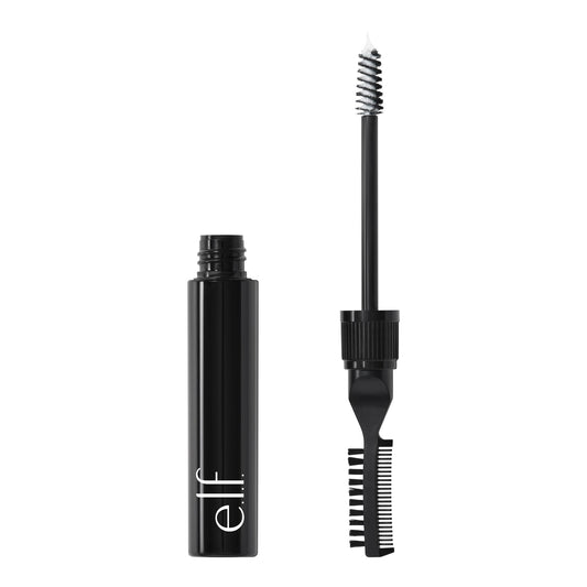 e.l.f. packaging front view showing product identity and compact design benefit