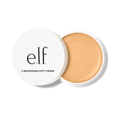 e.l.f. C-Brightening Putty Primer front packaging showing product tube and branding for quick ID and shelf appeal
