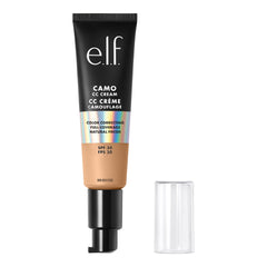 e.l.f. Camo CC Cream front packaging showing shade and SPF benefits