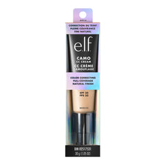 e.l.f. Camo CC Cream with SPF 30 icon conveying daily sun protection benefit
