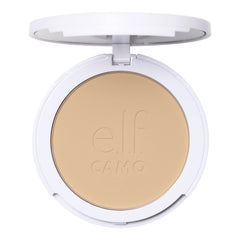 e.l.f. compact front view showcasing sleek packaging and travel readiness