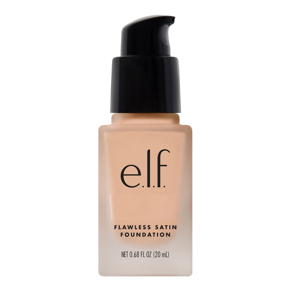 e.l.f. front bottle image showing packaging and shade label benefit: clear shade identification