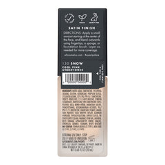 e.l.f. foundation inside makeup bag for travel convenience and versatility