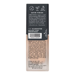 e.l.f. foundation on vanity with tools benefit: easy everyday makeup routine