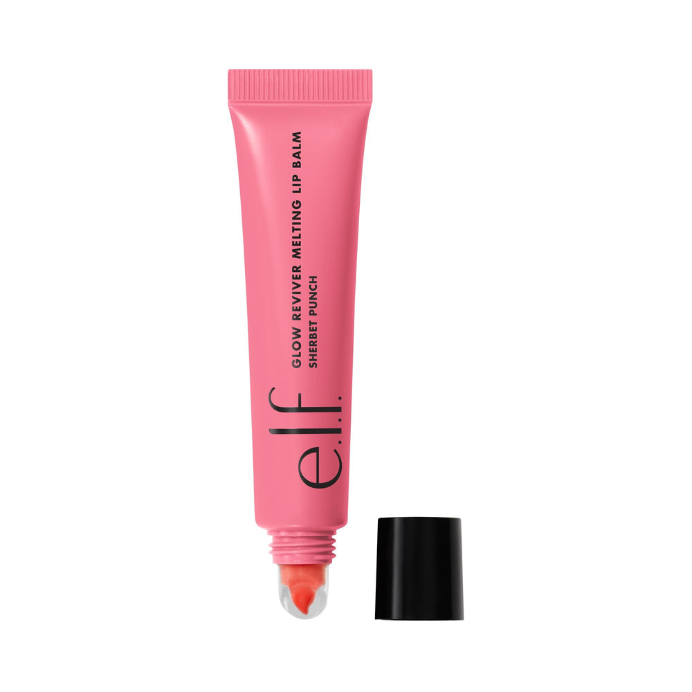 e.l.f. front packaging of Glow Reviver Sherbet Punch shows shade and benefit
