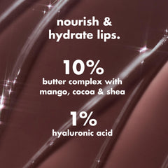 e.l.f. Glow Reviver ingredients visual highlighting shea mango cocoa butters benefit