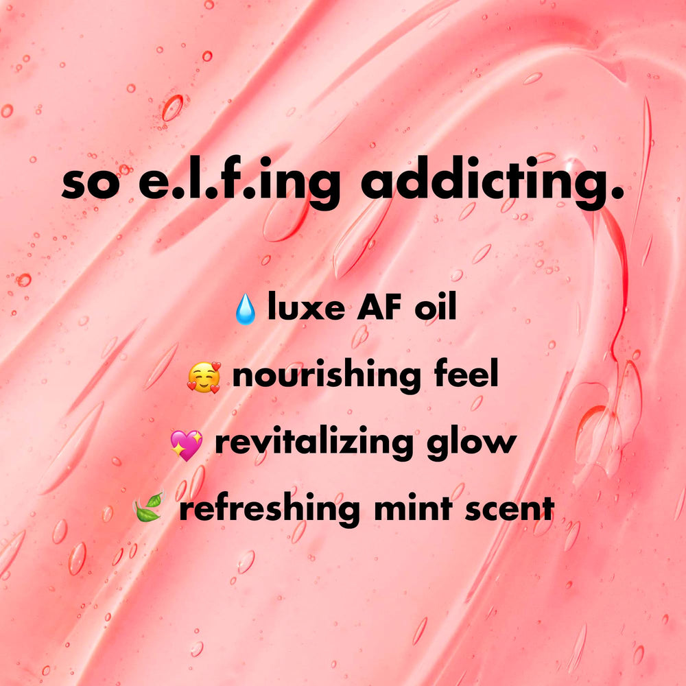 e.l.f. single Crystal Baller tube highlighting glittery topper benefits