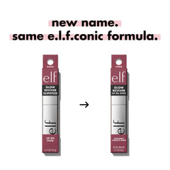 e.l.f. Glow Reviver texture close-up showing creamy slip for smooth, non-sticky wear