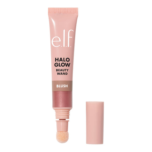 e.l.f. Halo Glow Blush front packaging showing shade and wand benefit precise application