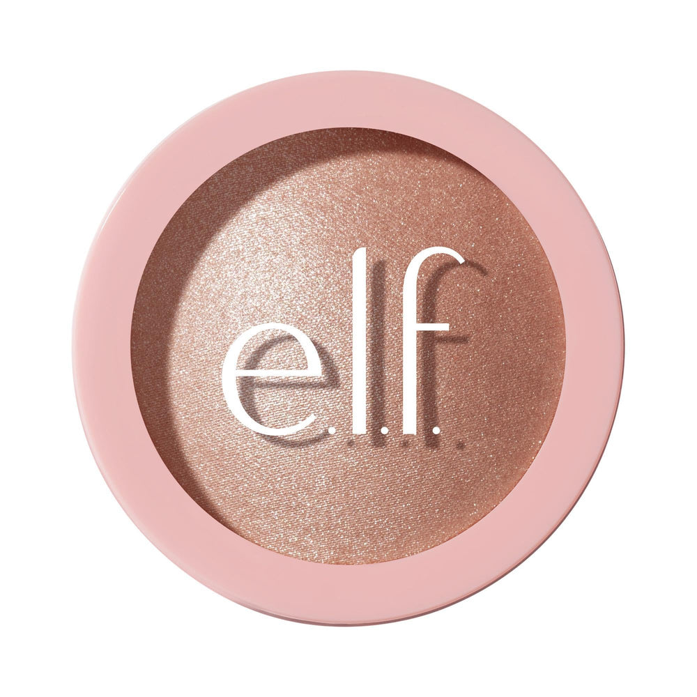 e.l.f. Halo Glow front compact showing sleek packaging and portable design benefit