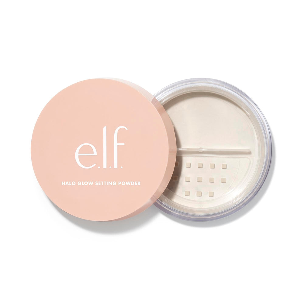 e.l.f. front packaging showing compact jar and label, highlights clean branding and portability