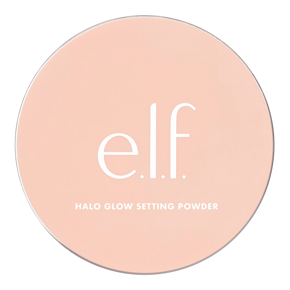 e.l.f. Halo Glow next to common items to show product size and travel-friendly benefit