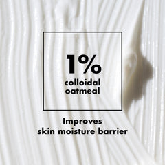 e.l.f. product with colloidal oatmeal and cica visuals emphasizing calming benefits