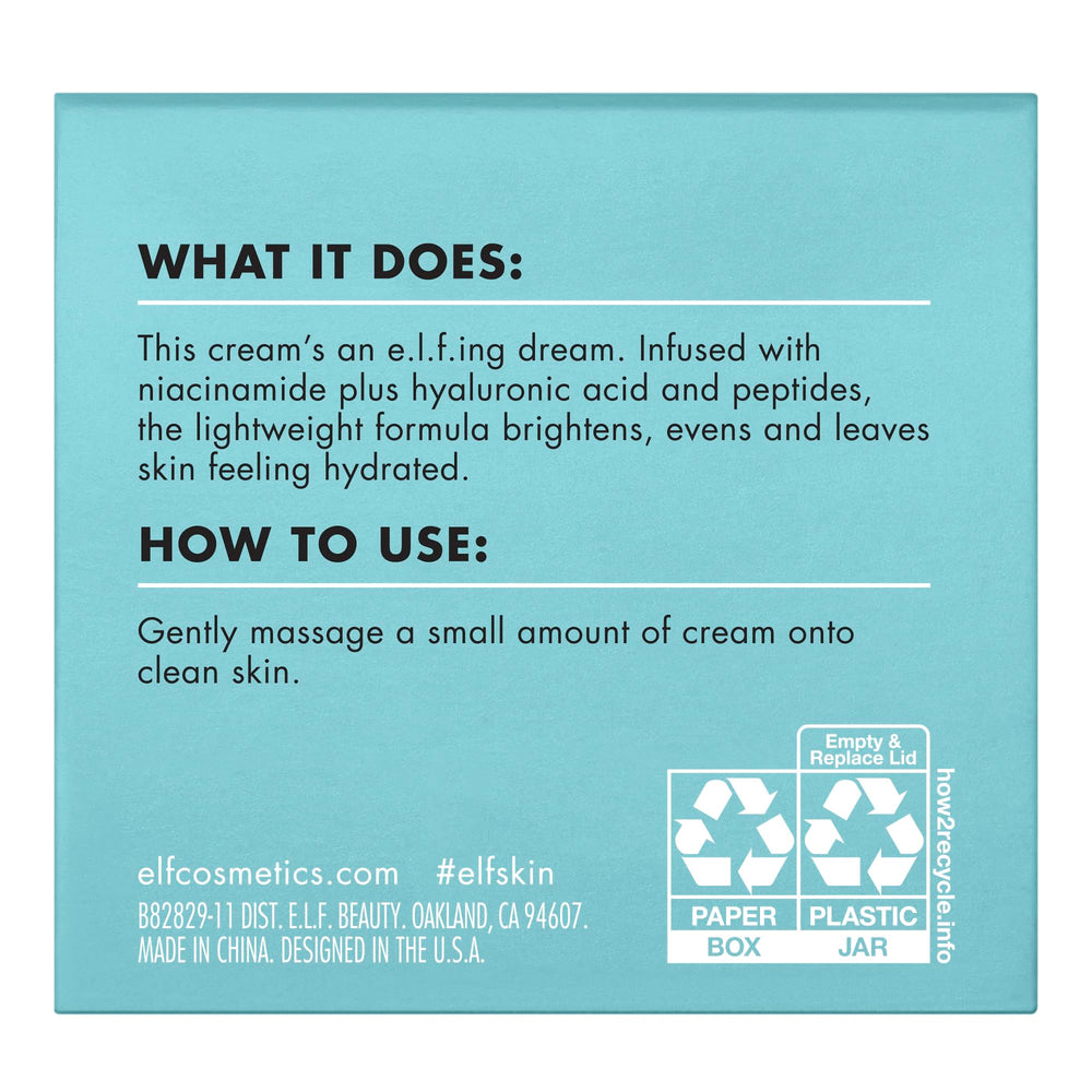e.l.f. product on bathroom counter suggesting daily routine hydration