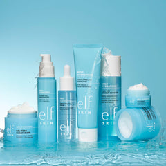 e.l.f. moisturizer in hand to show size and easy application for travel-friendly use